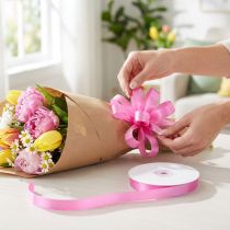 Itens Fita ondulante rosa 19mm 100m