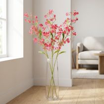 Itens Ramo artificial florido de orquídea Oncidium, 112 cm, 3 peças