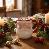Itens Copo de Natal Copo de Papai Noel Natal Alt.10,5cm