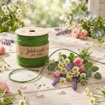 Itens Cordão de juta verde Ø2mm 100g