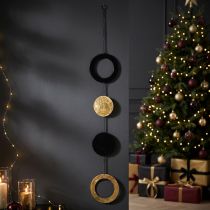 Itens Anéis e discos decorativos de parede, perfeitos para decoração de sala de estar e Natal, 125 cm