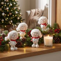 Itens Boneco de neve em pé 11,5 cm 4 unidades