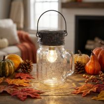 Itens Copo decorativo com lâmpada LED Ø8cm A16cm