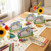 Itens Matrículas para decoração de mesa, cartões de lugar decoração de início de escola 6×9cm 6uds
