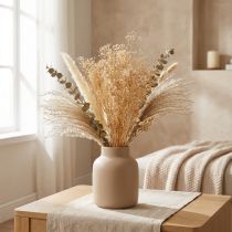 Itens Gypsophila Pansy Gesso Erva Flores brancas 50cm 55g