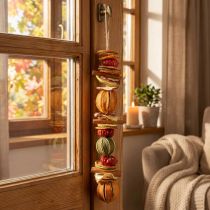 Itens Guirlanda decorativa cabide decorativo outono frutas cítricas secas guirlanda de natal 75cm