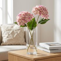 Itens Elegante flor artificial de hortênsia, um elemento decorativo duradouro, 80 cm, 2 peças.