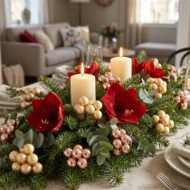 Itens Mini bolas de Natal douradas rosas espelhadas 2 cm 140 peças