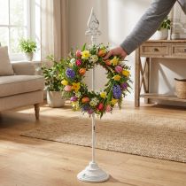 Itens Suporte para guirlandas branco shabby chic 1 gancho H76cm