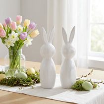 Itens Miniatura de coelho como objeto decorativo para arranjos modernos de primavera, 22 cm, 2 peças