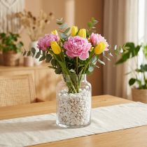 Itens Pedras decorativas 9mm - 13mm branco 2kg