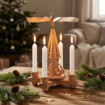 Itens Velas pirâmide velas pequenas brancas 6,5 cm 24 unidades