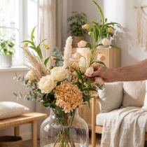 Itens Lanterna Lírio Flor Artificial Lírio Damasco 90cm 2pcs