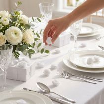 Itens Diorrose para colar e espalhar branco Ø1,5cm 24 un