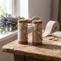 Itens Carretel de lã com tesoura decorativa Ø6,5cm A15cm 2 peças Estilo vintage