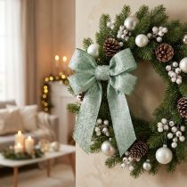 Itens Fita para presentes com padrão clássico para laços e decoração, 40 mm x 15 m