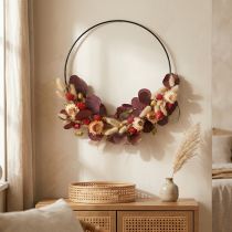 Itens Anel decorativo estilo boho para guirlanda de flores secas em caixa, Ø30cm - Crie o seu próprio design.