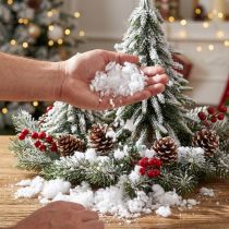 Itens Flocos de neve artificiais brancos como a neve 100g × 2 unidades