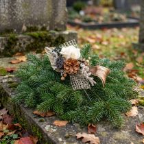 Itens Arranjos de túmulos, acréscimos, arranjos funerários, sortidos em 4 dobras, 28 peças