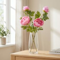 Itens Rosas Artificiais Peônias Artificiais em Rosa L80cm 2pcs
