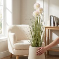 Itens Flores artificiais decorativas bola flor allium cebola ornamental artificial 78cm
