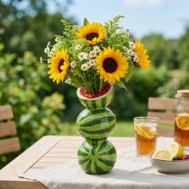 Itens Vaso de cerâmica melancia vaso decoração verão cerâmica H22cm