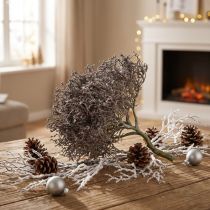 Itens Ramo de Coral Plantas Artificiais Foscas Decoração de Inverno Ø23cm