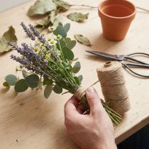 Itens Cordão de juta versátil natural 2mm 200m 1 peça