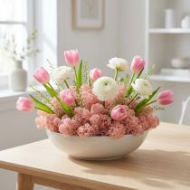Itens Musgo decorativo musgo da Islândia rosa 400g