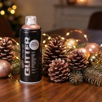Itens Spray com glitter, ouro rosa, spray dourado, tinta metálica, Montana Cans 400ml