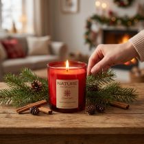 Itens Vela perfumada em vidro vela de cera natural Winter Dreams 85×70mm