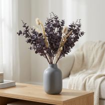 Itens Ramos Decorativos de Eucalipto Artificial Eucalipto Violeta 38cm 3pcs