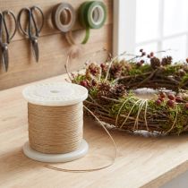 Itens Arame para vinha, natural, fino, em carretel, 0,80 mm, 1 kg