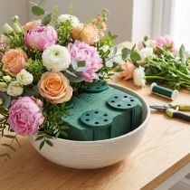 Itens Porta alfinetes porta arranjo de flores para espuma floral verde 3cm 50 un