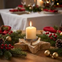 Itens Castiçal, decoração de mesa de Natal, castiçal estrela H7cm Ø20cm/6.5cm