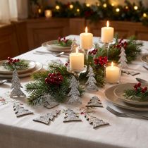 Itens Árvore de Natal brilhante para espalhar 4 cm 48 unidades