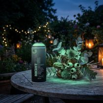 Itens Lata de tinta fluorescente Nightglow Green 400ml