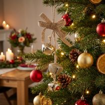 Itens Sinos de Natal, decorações para árvores de Natal douradas Ø3,5 cm 3 unidades