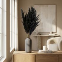 Itens Capim seco, junco, preto, 70 cm, tendência decorativa, 10 peças