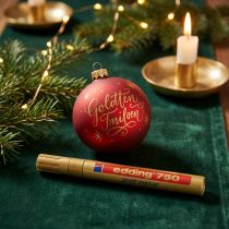 Itens Marcador de tinta Edding® 750 dourado