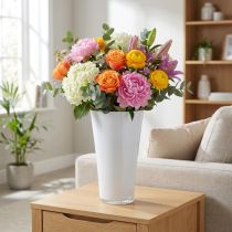 Itens Vaso “Fizzy” Ø20cm Alt.35cm branco 1ud