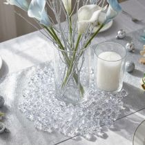 Itens Cubos de gelo decorativos, cubos de gelo artificiais, acrílico, transparente, 1 cm, 200 g