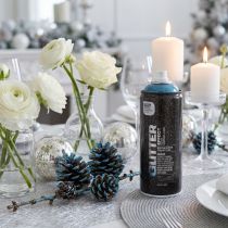 Itens Tinta Spray Efeito Montana Glitter Spray Cosmos Azul 400ml