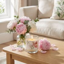 Itens Vela perfumada em vidro Peony Peony Blush Ø7,5cm Alt.8,5cm