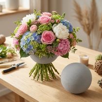 Itens Bola de espuma floral plugável cinza Ø12cm 6 un