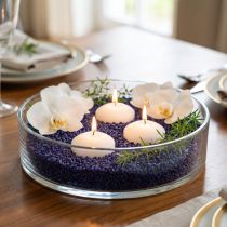 Itens Grânulos decorativos pedras decorativas violetas 2mm - 3mm 2kg