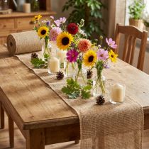 Itens Caminho de mesa juta fita de juta fita de mesa nature L15cm L10m