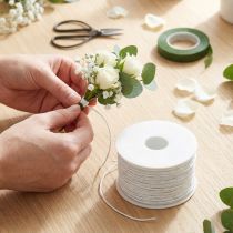 Itens Fio de papel branco 2mm 100m