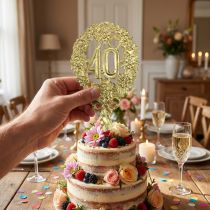 Itens Aniversário número 40 Ø8cm 10pcs