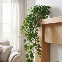 Itens Videira de hera artificial decorativa para design de interiores natural 183 cm